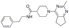 (9ci)-1-(6,7-二氢-2-甲基-5H-环戊并嘧啶-4-基)-n-(2-苯基乙基)-4-哌啶羧酰胺结构式_606135-89-1结构式