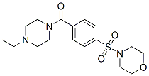 Piperazine, 1-ethyl-4-[4-(4-morpholinylsulfonyl)benzoyl]-(9ci) Structure,606136-28-1Structure