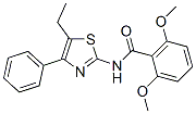 Benzamide, n-(5-ethyl-4-phenyl-2-thiazolyl)-2,6-dimethoxy-(9ci) Structure,606922-63-8Structure