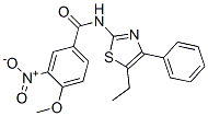 Benzamide, n-(5-ethyl-4-phenyl-2-thiazolyl)-4-methoxy-3-nitro-(9ci) Structure,606922-90-1Structure