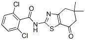 (9ci)-2,6-二氯-n-(4,5,6,7-四氢-5,5-二甲基-7-氧代-2-苯并噻唑)-苯甲酰胺结构式_606922-95-6结构式