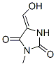 (9ci)-5-(羟基亚甲基)-3-甲基-2,4-咪唑啉二酮结构式_606976-44-7结构式