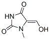 (9ci)-5-(羟基亚甲基)-1-甲基-2,4-咪唑啉二酮结构式_606976-45-8结构式