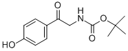 [2-(4-羟基-苯基)-2-氧代-乙基]-氨基甲酸叔丁酯结构式_607358-50-9结构式