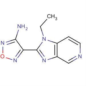 4-(1-Ethyl-1h-imidazo[4,5-c]pyridin-2-yl)-1,2,5-oxadiazol-3-amine Structure,607368-87-6Structure