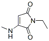 (9ci)-1-乙基-3-(甲基氨基)-1H-吡咯-2,5-二酮结构式_607692-32-0结构式