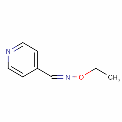 异烟醛 O-乙基肟结构式_60833-41-2结构式