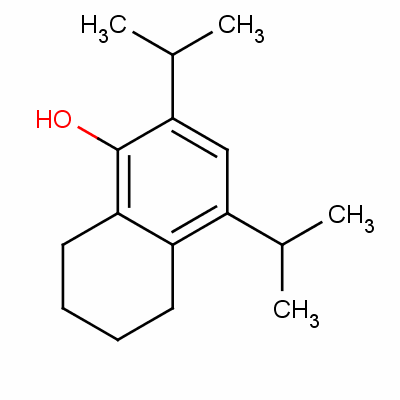 5,6,7,8-Tetrahydro-2,4-bis(1-methylethyl)naphthol Structure,60834-81-3Structure