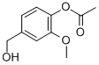 Benzenemethanol,4-(acetyloxy)-3-methoxy- Structure,60835-68-9Structure