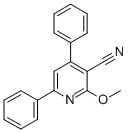 3-Cyano-2-methoxy-4,6-diphenylpyridine Structure,60847-68-9Structure