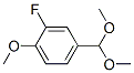 Benzene, 4-(dimethoxymethyl)-2-fluoro-1-methoxy-(9ci) Structure,608518-64-5Structure