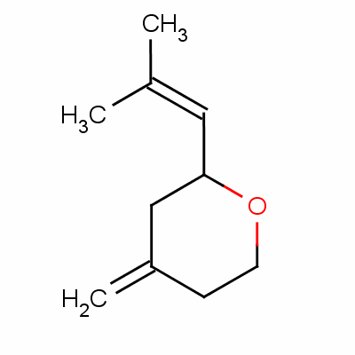 Tetrahydro-4-methylene-2-(2-methyl-1-propenyl)-2h-pyran Structure,60857-05-8Structure