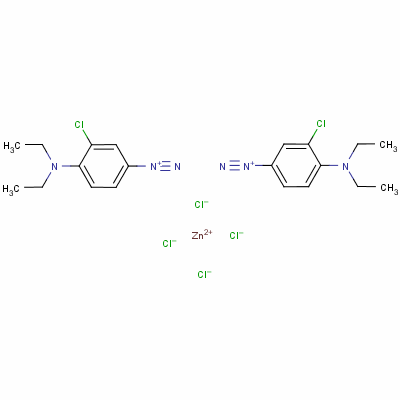 P-二氮杂-O-氯-N N-二乙基苯胺氯化锌结构式_60869-68-3结构式