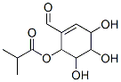 2-Methylpropanoic acid 2-formyl-4,5,6-trihydroxy-2-cyclohexen-1-yl ester Structure,60925-59-9Structure