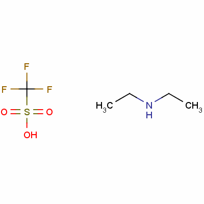 N,n-diethylammonium trifluoromethanesulfonate Structure,60933-18-8Structure