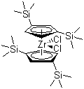 Bis[1,3-bis(trimethylsilyl)cyclopentadienyl]zirconium dichloride Structure,60938-62-7Structure