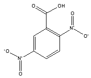 2,5-二硝基苯甲酸结构式_610-28-6结构式