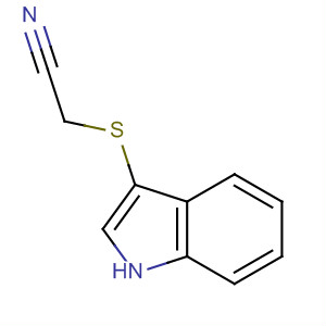 (吲哚-3-基硫代)乙腈结构式_61021-51-0结构式