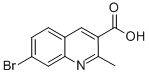 7-Bromo-2-methylquinoline-3-carboxylic acid Structure,610277-19-5Structure