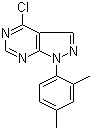 4-Chloro-1-(2,4-dimethylphenyl)pyrazolo[3,4-d]pyrimidine Structure,610277-86-6Structure