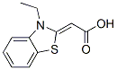 Acetic acid, (3-ethyl-2(3h)-benzothiazolylidene)-, (2z)-(9ci) Structure,610316-03-5Structure