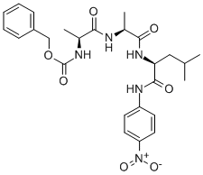 Z-ala-ala-leu-pna结构式_61043-33-2结构式