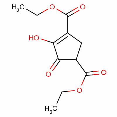 Diethyl 4-hydroxy-5-oxocyclopent-3-ene-1,3-dicarboxylate Structure,61094-63-1Structure