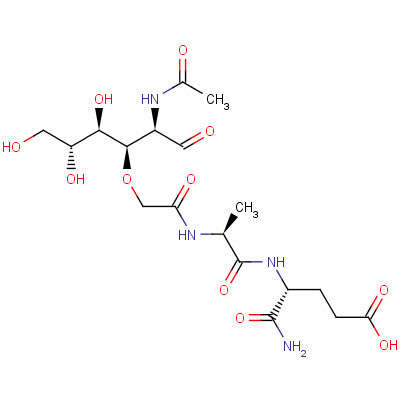 N-acetyl-nor-muramyl-l-alanyl-d-isoglutamine Structure,61136-12-7Structure