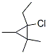 1-Chloro-1-ethyl-2,2,3-trimethylcyclopropane Structure,61142-56-1Structure