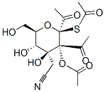 Cyano methyl-2-3-4-6-tetra-o-acetyl-1-th io-b-d- Structure,61145-35-5Structure