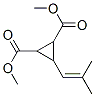 3-(2-Methyl-1-propenyl)-1,2-cyclopropanedicarboxylic acid dimethyl ester Structure,61177-18-2Structure