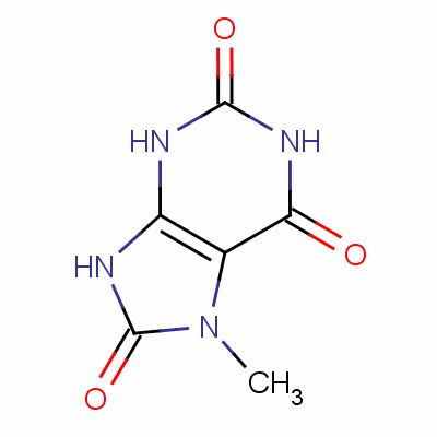 7-甲基尿酸结构式_612-37-3结构式