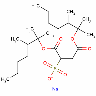 Sodium 1,4-bis(trimethylhexyl) sulphonatosuccinate Structure,61211-10-7Structure