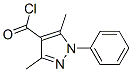 3,5-二甲基-1-苯基-1H-吡唑-4-羰酰氯结构式_61226-20-8结构式