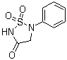 5-苯基-1,2,5-噻二唑啉-3-酮 1,1-二氧化物结构式_612530-44-6结构式