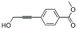 4-(3-Hydroxy-prop-1-ynyl)-benzoic acid methyl ester Structure,61266-36-2Structure