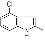 4-Chloro-2-methyl-1h-indole Structure,6127-16-8Structure