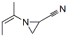 (Z)-(9CI)-1-(1-甲基-1-丙烯基)-2-氮丙啶甲腈结构式_61320-05-6结构式