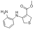 Methyl 4-(2-aminoanilino)-2,5-dihydrothiophene-3-carboxylate Structure,61325-23-3Structure