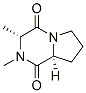 (3R-顺式)-(9CI)-六氢-2,3-二甲基吡咯并[1,2-a]吡嗪-1,4-二酮结构式_61375-98-2结构式