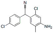 4-氨基-2-氯-alpha-(4-氯苯基)-5-甲基苯乙腈结构式_61437-85-2结构式