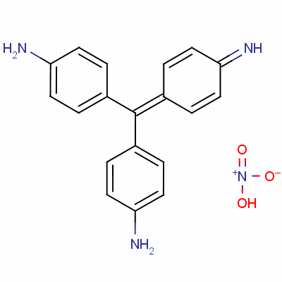 環己-2,5-二烯-1-亞基)甲基]苯胺單硝酸鹽結構式_61467-64-9結構式