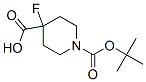 1-Boc-4-fluoro-4-piperidinecarboxylic Acid Structure,614731-04-3Structure