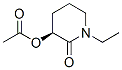 (3s)-(9ci)-3-(乙酰基氧基)-1-乙基-2-哌啶酮结构式_614754-34-6结构式