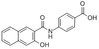 4-[[(3-Hydroxy-2-naphthyl)carbonyl]amino]benzoic acid Structure,61504-01-6Structure