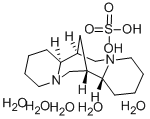 Sparteine Sulfate Pentahydrate Structure,6160-12-9Structure