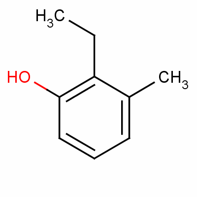 2-乙基间甲酚结构式_6161-62-2结构式