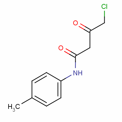 4-Chloro-3-oxo-n-(p-tolyl)butyramide Structure,61610-54-6Structure