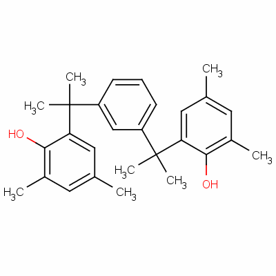 2,2’-(1,3-Phenylenediisopropylidene)bis[4,6-xylenol ] Structure,61660-45-5Structure