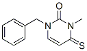 2(1H)-pyrimidinone,3,4-dihydro-3-methyl-1-(phenylmethyl)-4-thioxo- Structure,61686-74-6Structure